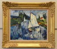 63 Voilier à Chatou (Maurice de Wlaminck) 1906-07