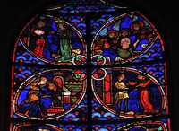 037 La tête de Jean Baptiste (grillage)