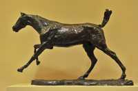 40 Edgar Degas - Cheval au galop (Modeléé après 1887 - Coulé en 1920)