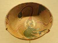 058 Bol - Divinité- Vallée d'Ica (Paracas) Pérou (± 100 BC)