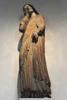 29 St Jean au pied de la croix - Bois peint (Tyrol 13° siècle)