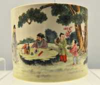 114 Pot à pinceaux Jingdezhen - Qing (Qianlong 1736-1795)