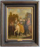 01 Promenade en forêt - A.de Dreux (1810-1880)