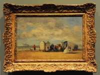 126 Eugène Boudin - Sur la plage (1862)