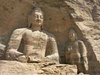 166 Gr 20 Buddha assis & B debout *