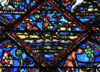 73 Les enfants d'Eustache sont emportés l'un par un loup, l'autre par un lion 