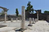 13 Kursi - Eglise byzantine du 6°s. - nef latérale et mosaïques