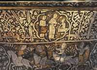 29 Bassin en cuivre et argent - Résurrection de Lazare - Iraq (13°s)