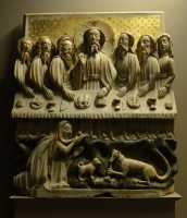 71 Le repas chez Simon (Angleterre 15°s) Albâtre polychromé