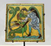 062 Guerrier combattant un dragon (±1165) Meuse