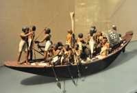 038 Barque - Tombe de Meketre (12° dyn. 1980±) Règne de Amenhemhat I
