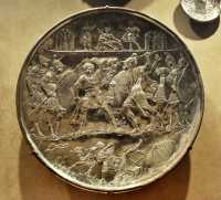 4  David & Goliath (629–630 Constantinople) Plat d'argent