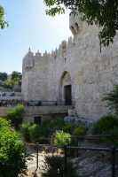 14 Porte de Damas surélevée par rapport au niveau de la porte d'Hérode Agrippa