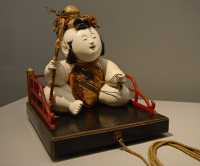 144 Trésor de Horyuji - Poupée Gosho (Bois peint) Période Edo (18°s)