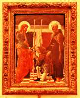 33 St Antoine présntant un pèlerin à St Jacques - Giovanni di Francesco ± 1450