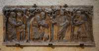 42 Sarcophage (4°s) Guérison de Bartimée - Jésus entre Pierre et Paul - Musée archéologique