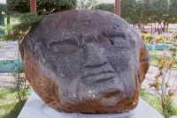 357 Democracia tête colossale olmèque provenant de Monte Alto 600-100 av JC.