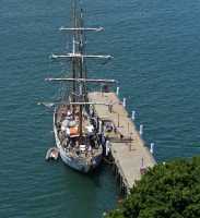 092 Voilier vu de Harbour Bridge