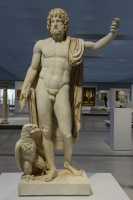 053 Jupiter portant le foudre et accompagné de l'aigle (± 150 ap. J-C) Italie