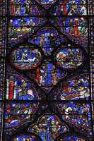 119 Julien et sa femme - il pleure ses parents et leur donne une sépulture - il part en habit de pèlerin suivi de sa femme - il s'embarque & construit une hôtelerie