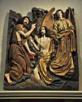 53 Baptême du Christ. Atelier de Veit Stoss (Nuremberg 1485±)