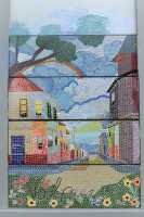 23 Santiago - Mosaïque (Valparaiso)