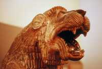 305 Babylone lion de terre cuite