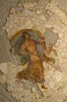 27 Clos de la Lombarde - Maison à portiques, pièce H - Ménade - Décor de plafond (1°s. après JC) Musée archéologique