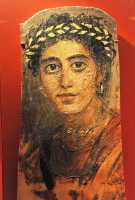 087 Jeune femme (90-120 Encaustique sur du tilleul