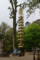 069 Reconstitution du sommet d'une pagode à sept étages