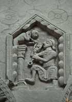 19 Nef (1° travée - Nord) Bateleur & singe (± 1150)