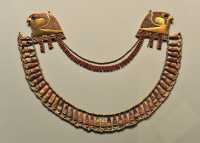 061 Collier. Or & turquoise - Tombe des femmes de Thutmosis III (18° dyn. 1479-1425) Thèbes