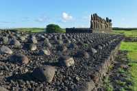 11 Plateforme cérémonielle (Ahu) de Tongariki (Après-midi)
