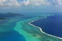 003 Tahaa et la barrière de corail au Nord de Raiatea