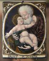 37 Saint Joseph (17°s) Email peint, Limoges