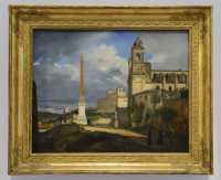 125 La Trinité-des Monts et la Villa Médicis à Rome (1808) François Marius Granet