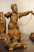 098 Entourage de Manjusri par Koen (Bois doré) Période Kamakura (1273)