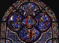 173 L'homme est chassé du Paradis - Dieu le condamne à travailler - Caïn tue Abel - Pantochrator