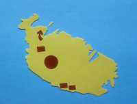 314 Carte - Entre St Paul et Mellieha