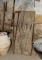 32 Traineau pour broyer la paille