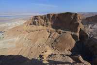 147 Falaise et Wadi Massada au sud de Massada