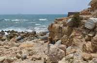 132 Au pied de la citadelle des Croisés - côté mer