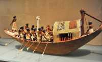 034 Barque - Tombe de Meketre (12° dyn. 1980±) Règne de Amenhemhat I