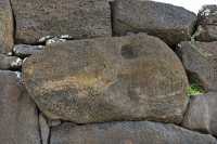 31 Tête de Moai réutilisée dans la plateforme