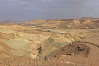 61 Vue du désert de Tsin depuis le mausolée de Ben Gourion