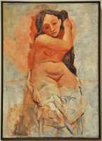 26 Pablo Picasso - Femme se coiffant (1906)