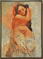 26 Pablo Picasso - Femme se coiffant (1906)