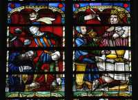 09 Lapidation - Balthasar voit une main écrire sur le mur