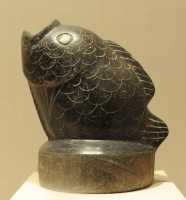 026 Récipient-poisson Olmèque - Mexique (± 10°s. BC)