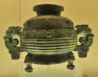 042 Vase à aliments (Gui) - Printemps et automne (± 800) Bronze